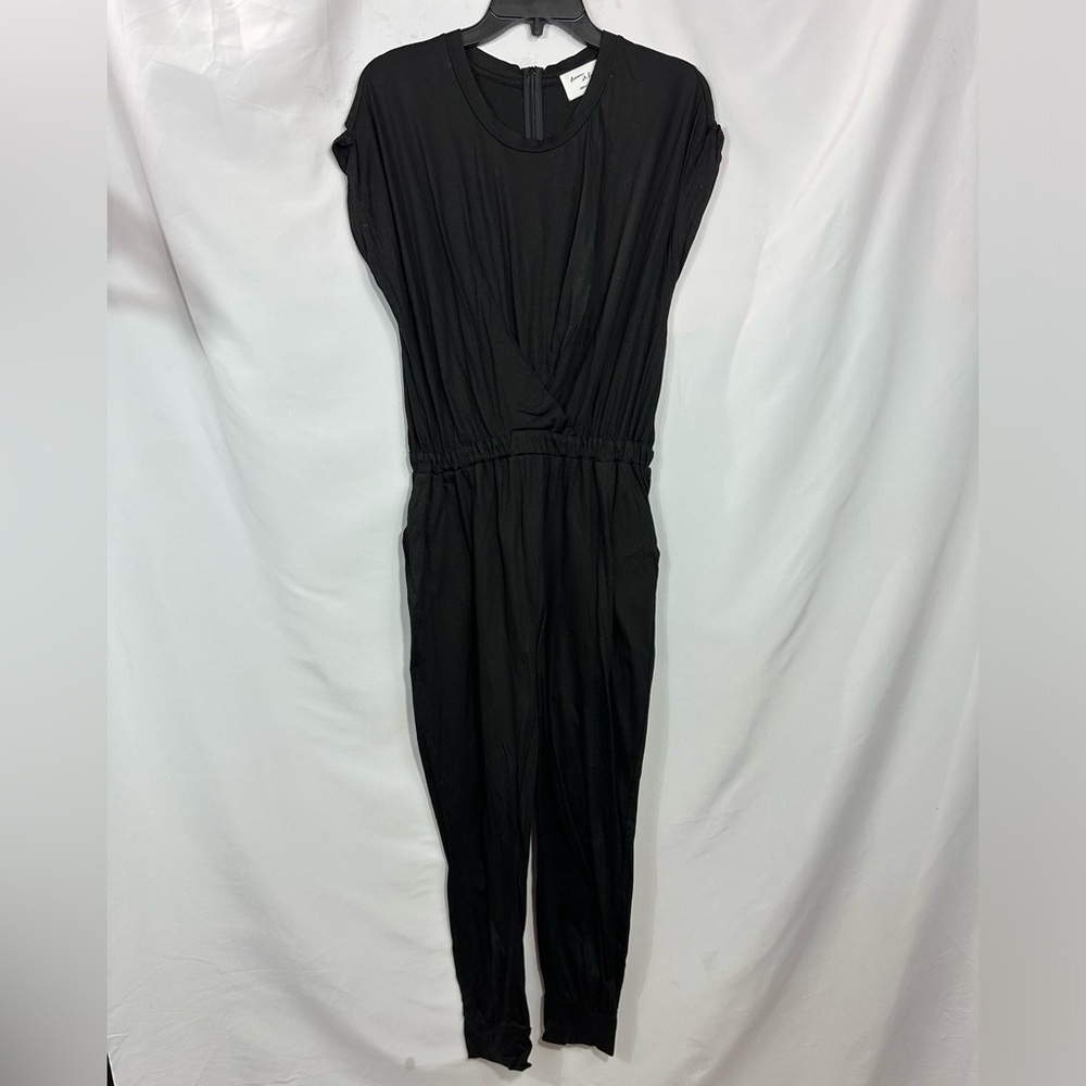 adam et rope black skinny jumpsuit size 38